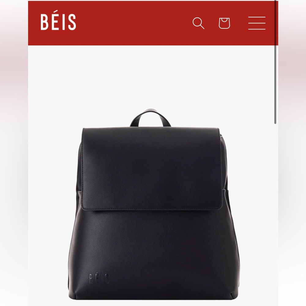 Beis Wicked Backpack, Black.